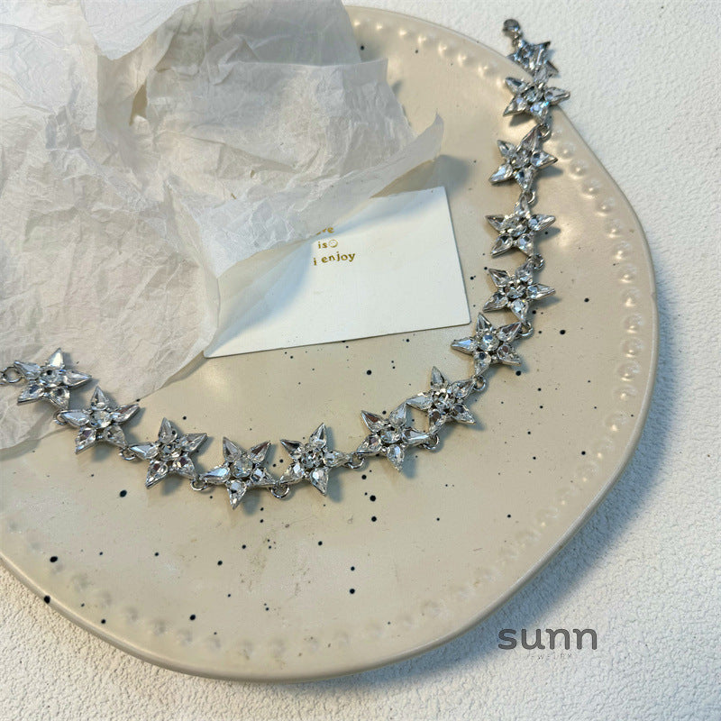 Tyleah Zircon Star Necklace Set [WYTUQHE1]