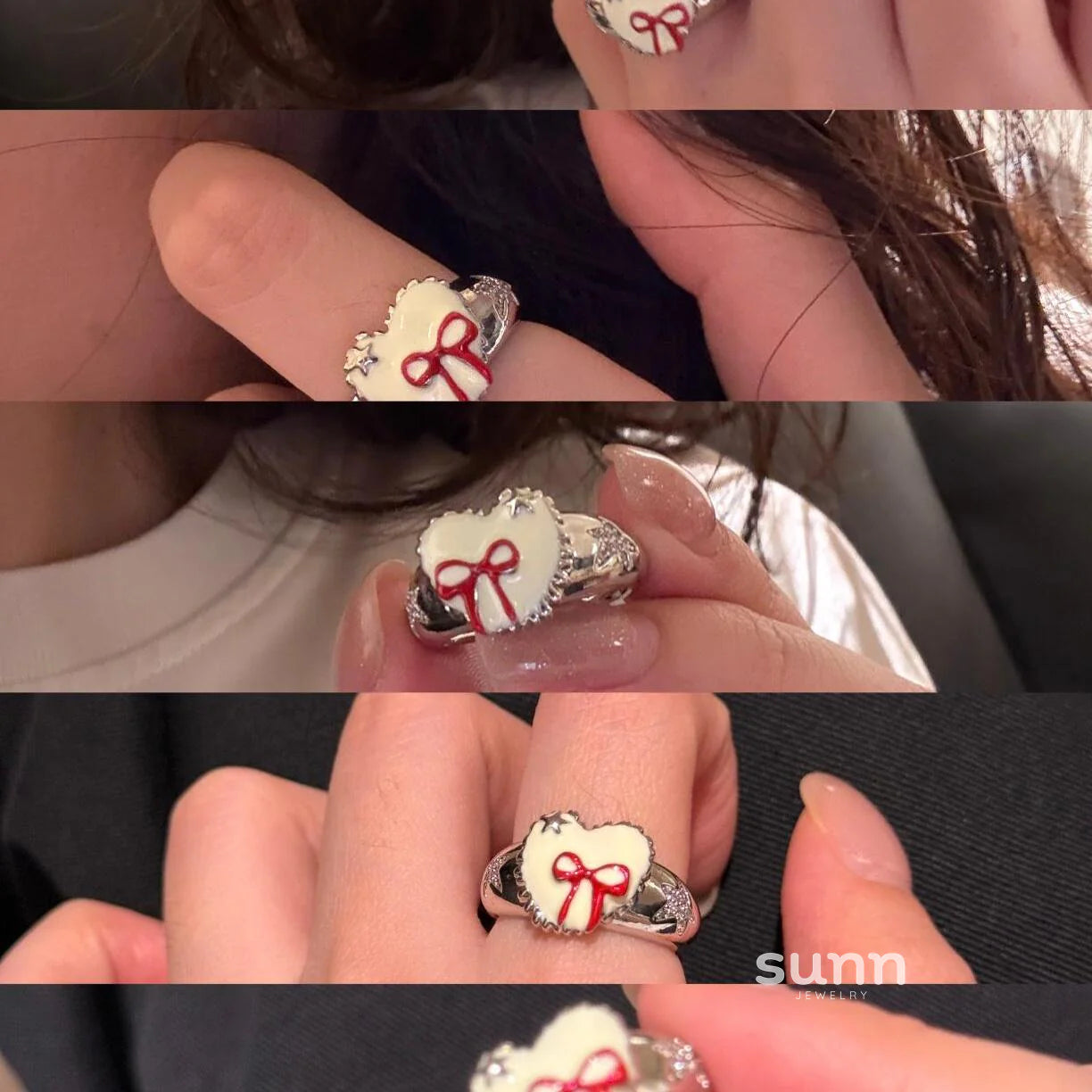 Tylee Starry Heart Ring