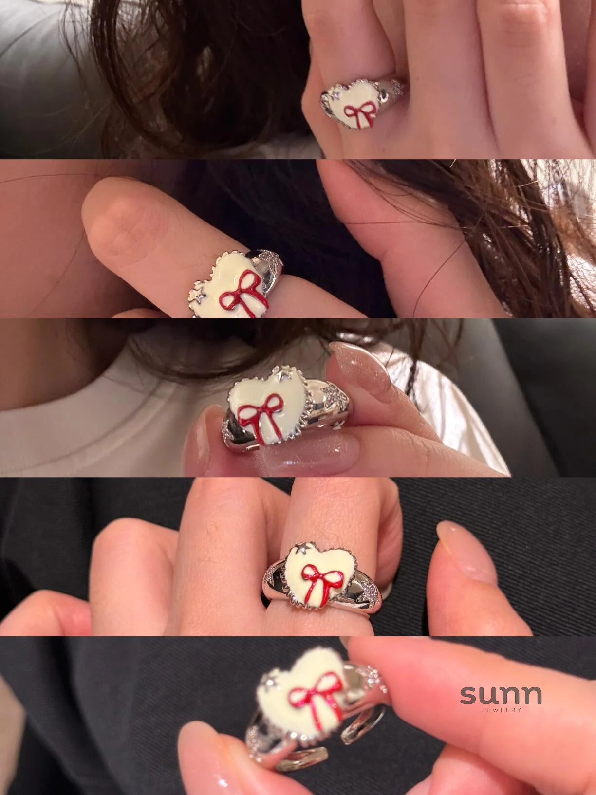 Tylee Starry Heart Ring