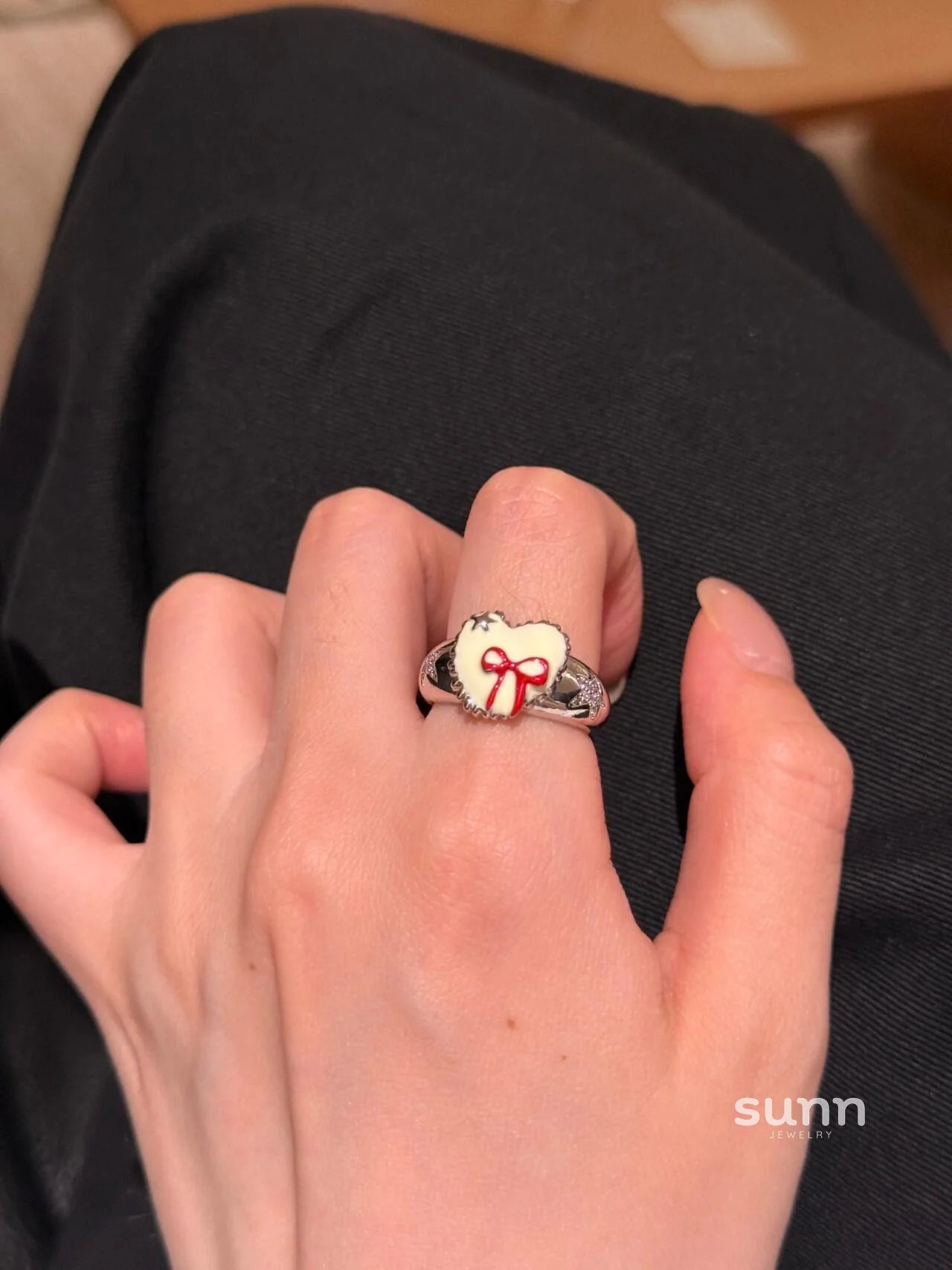 Tylee Starry Heart Ring