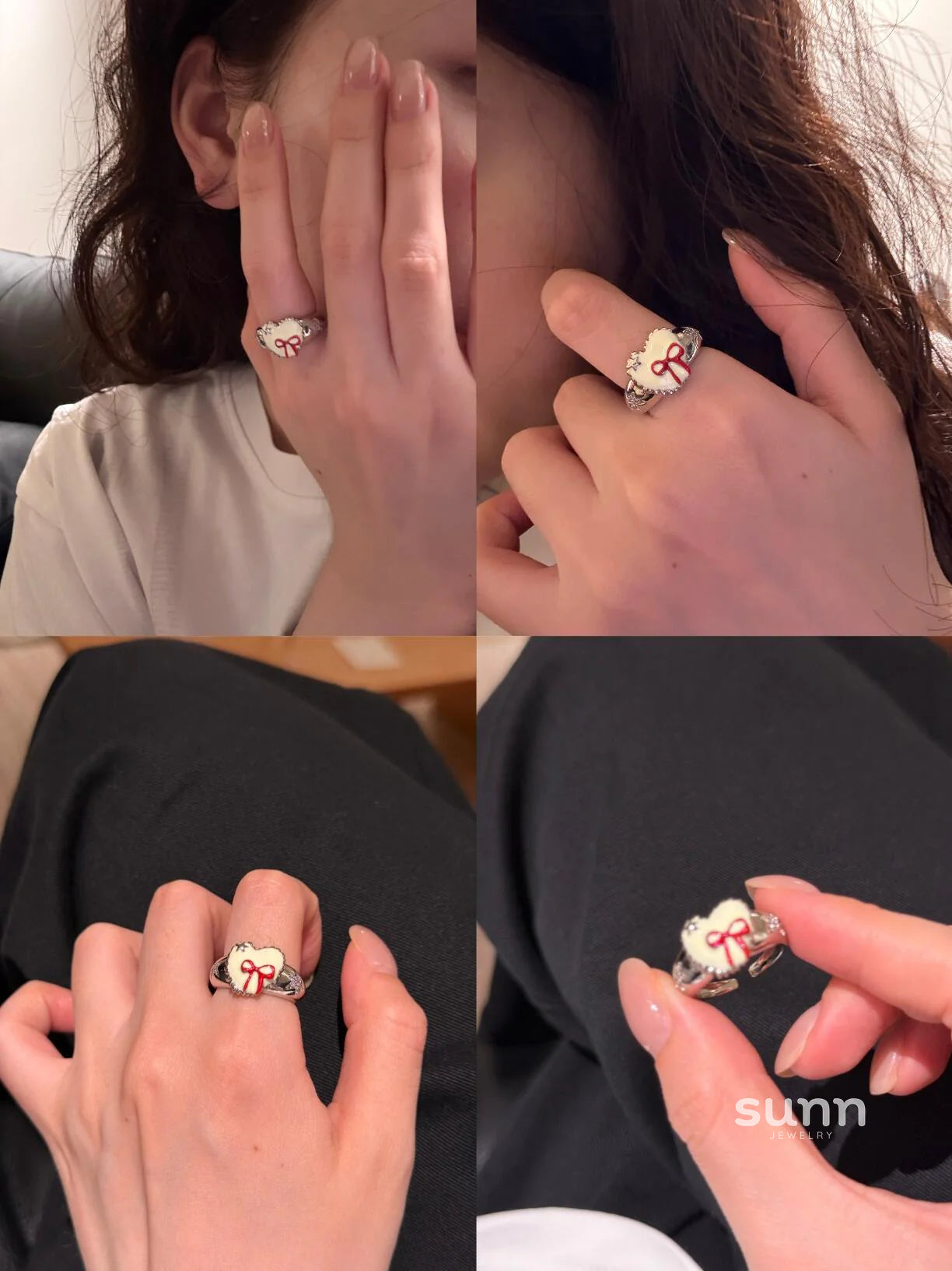 Tylee Starry Heart Ring