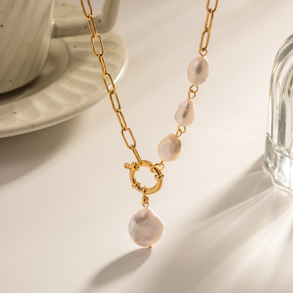 Tyleigh Baroque Pearl Necklace [KCKJRK0O]