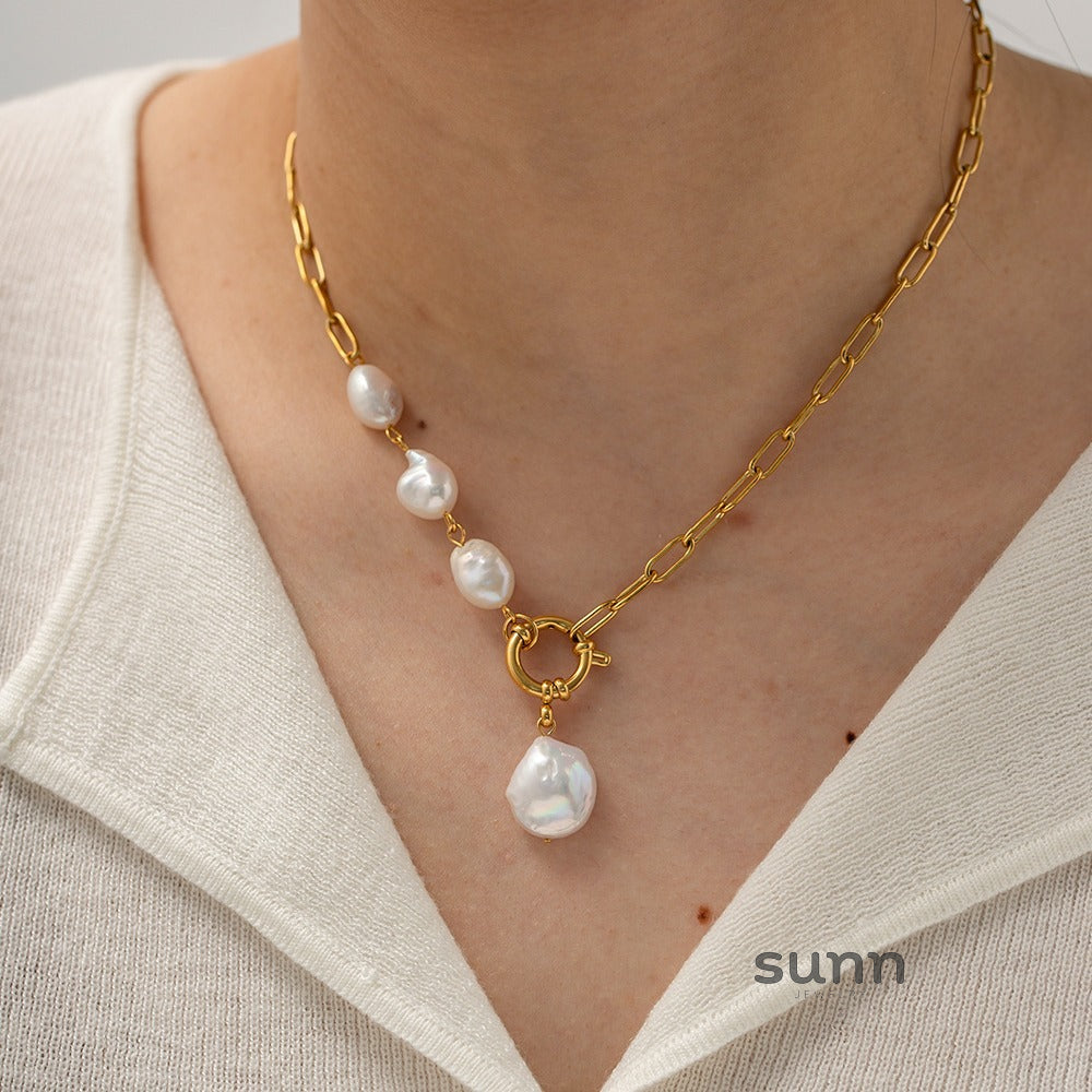 Tyleigh Baroque Pearl Necklace [TOI5KY7Y]