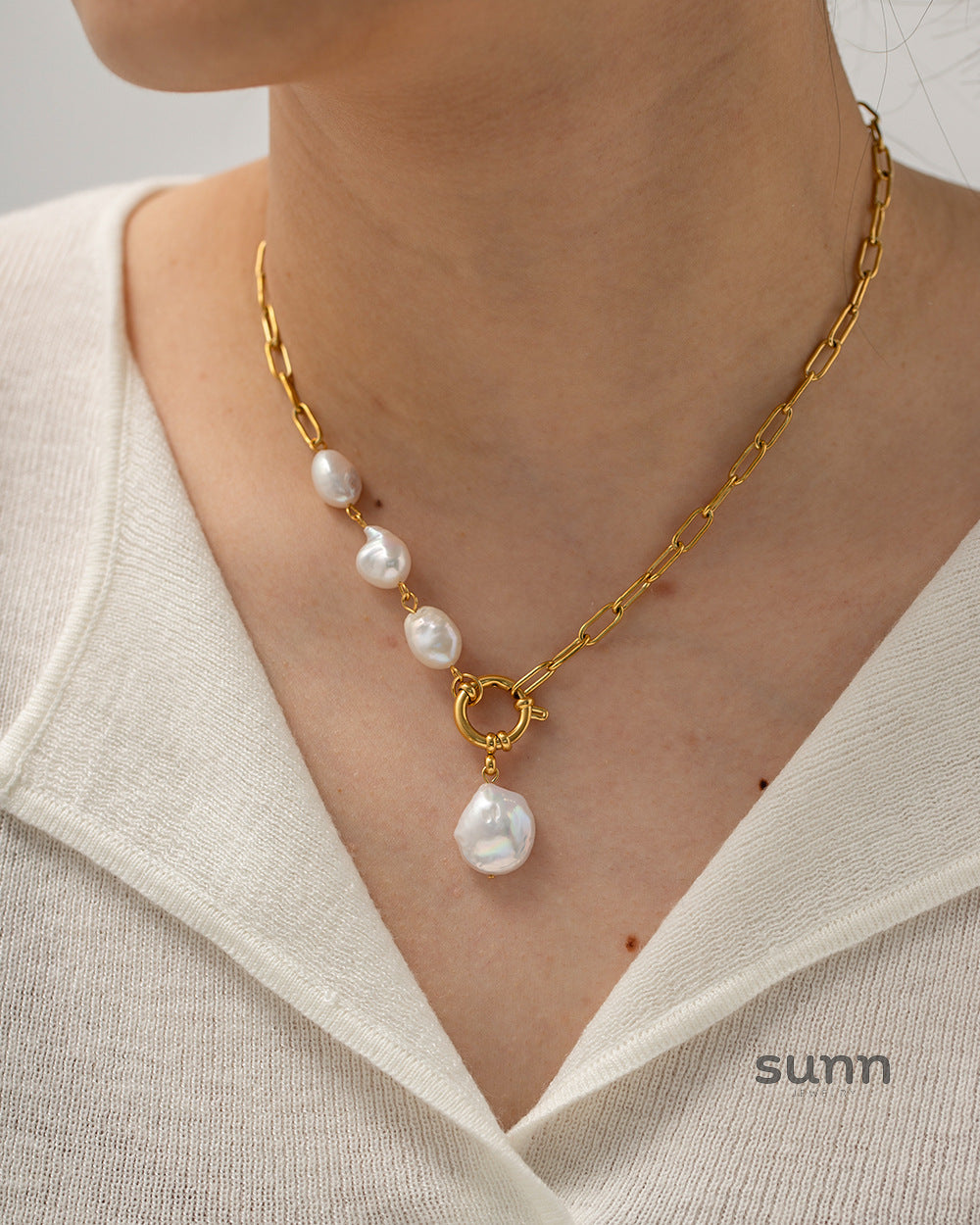 Tyleigh Baroque Pearl Necklace [VQVPX4VP]