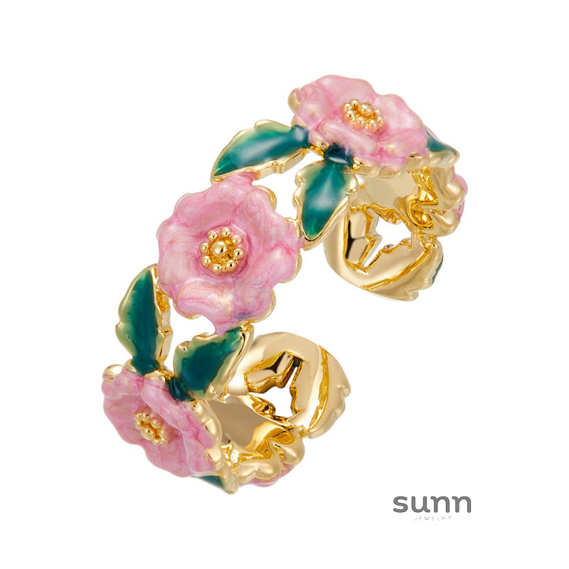 Tyonna Pink Camellia Ring [YWCUVJI9]