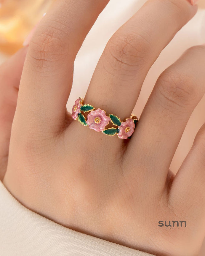 Tyonna Pink Camellia Ring [TPFQH298]