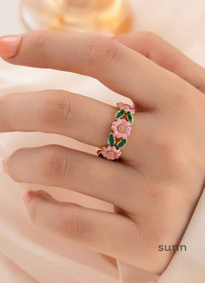 Tyonna Pink Camellia Ring [92N70YNQ]