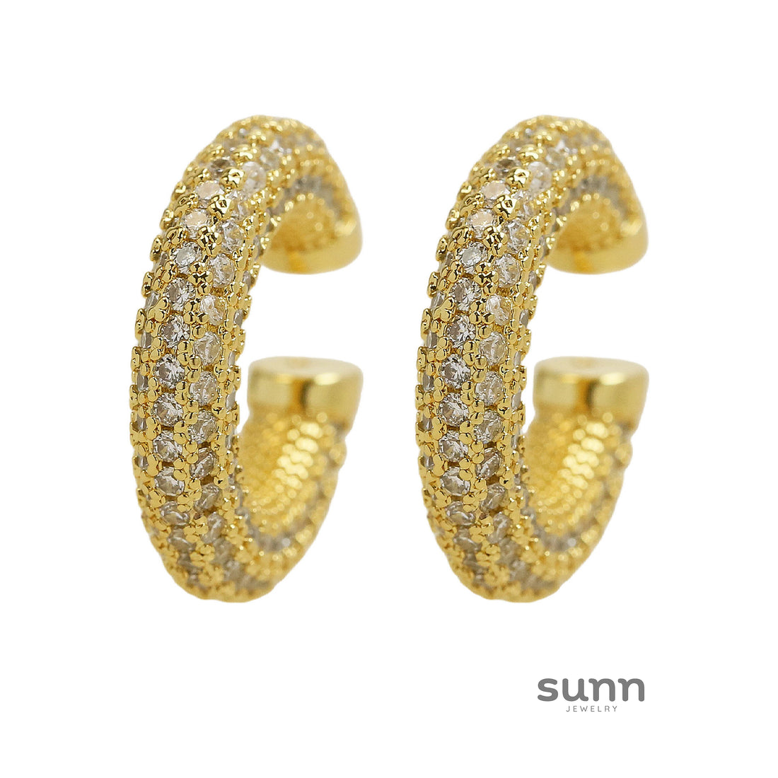Vail Pave C-Shape Ear Cuff [RX95S8P1]
