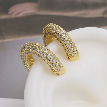 Vail Pave C-Shape Ear Cuff [RX95S8P1]