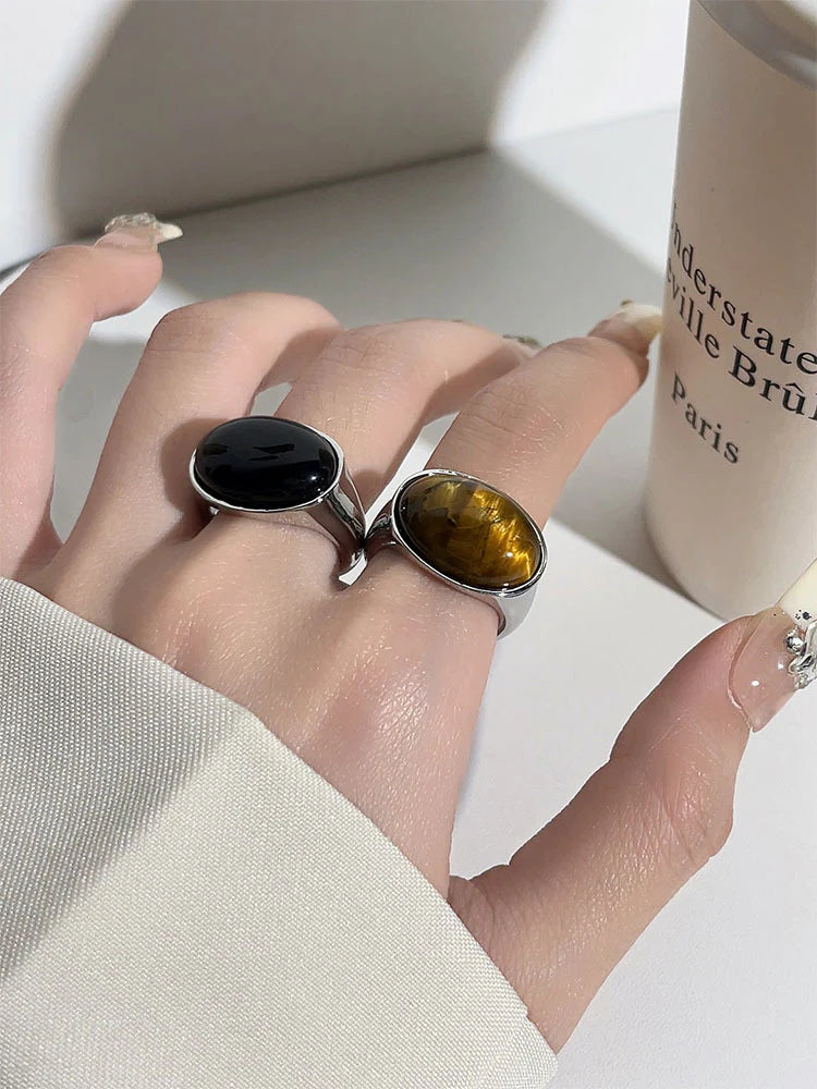 Vail Tiger Eye Open Ring