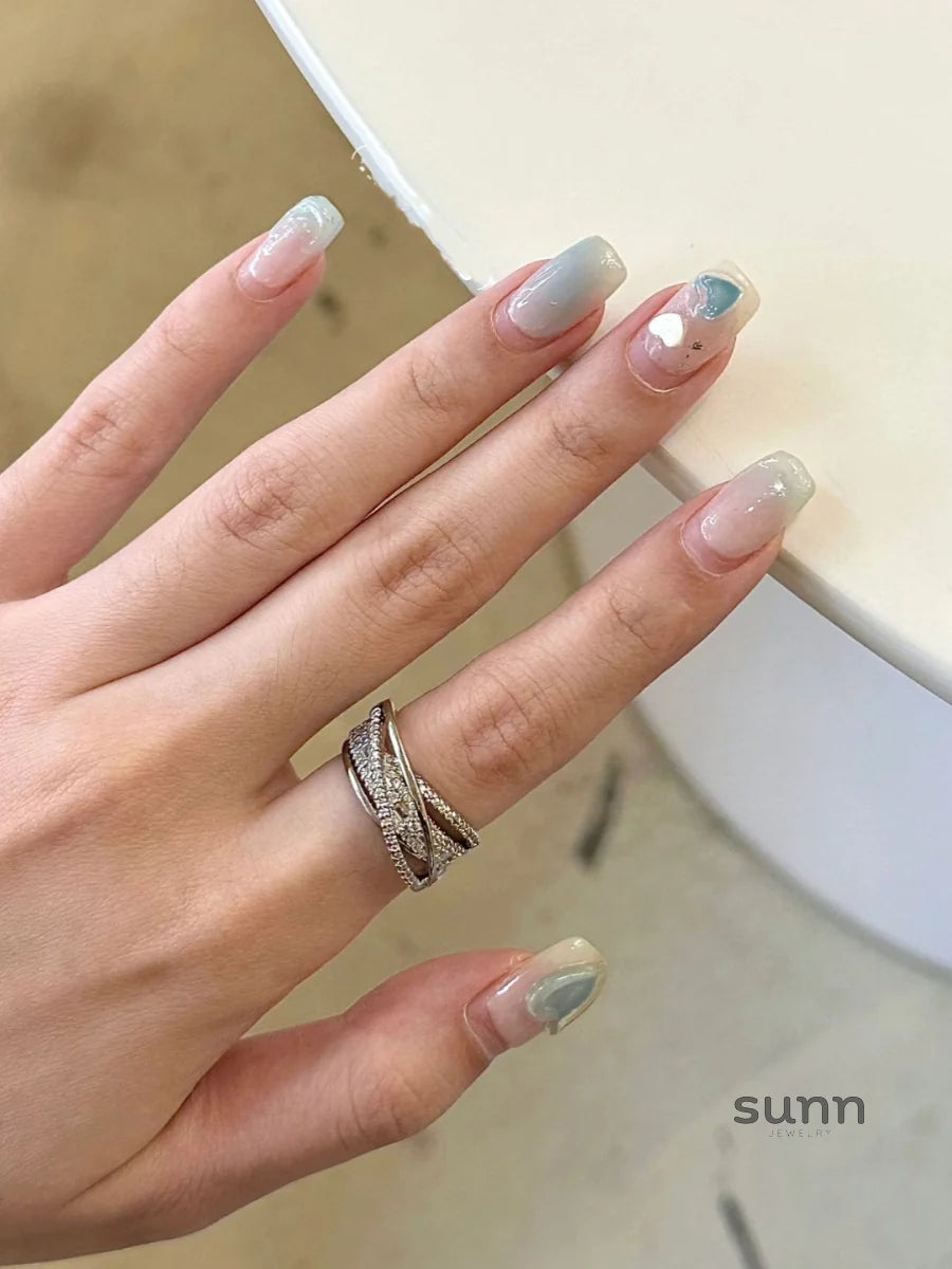 Vaishnavi Dazzling Crossover Ring