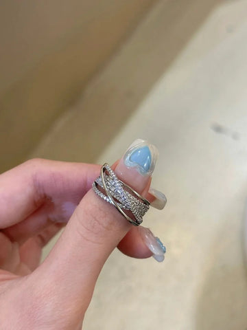 Vaishnavi Dazzling Crossover Ring