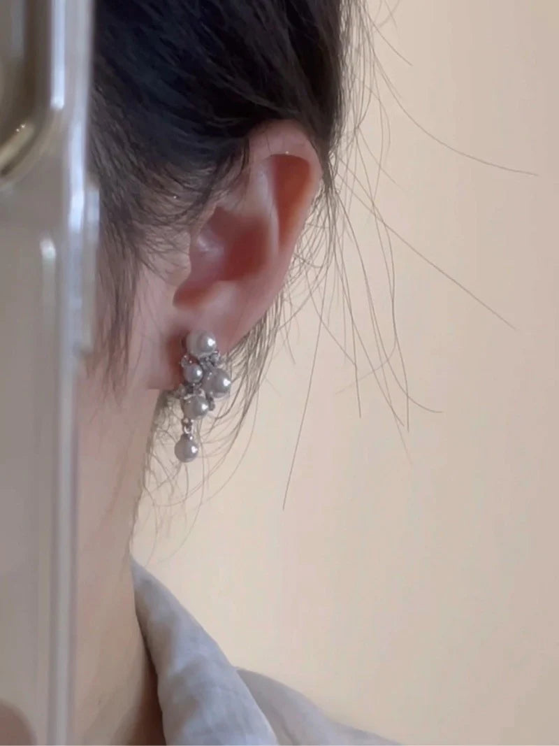 Valarie Star Pearl Drop Earrings