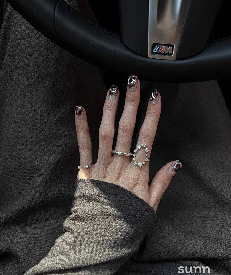 Vayda Stacked Oval Ring [O2QP3E0T]