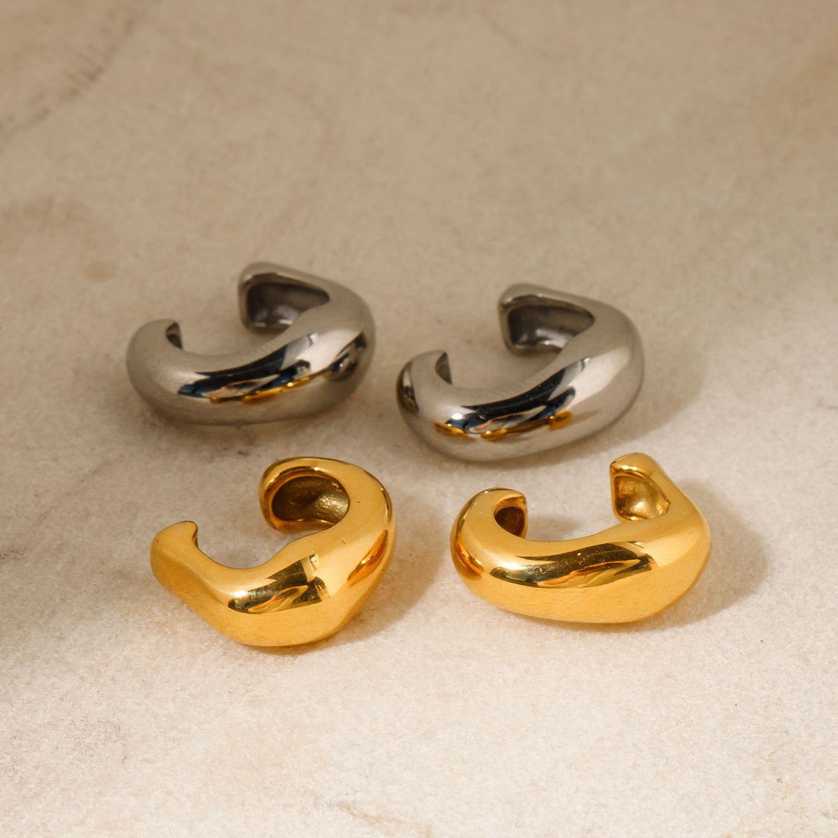 Veera Rivet Stainless Steel Ear Cuff [NBEZKB13]