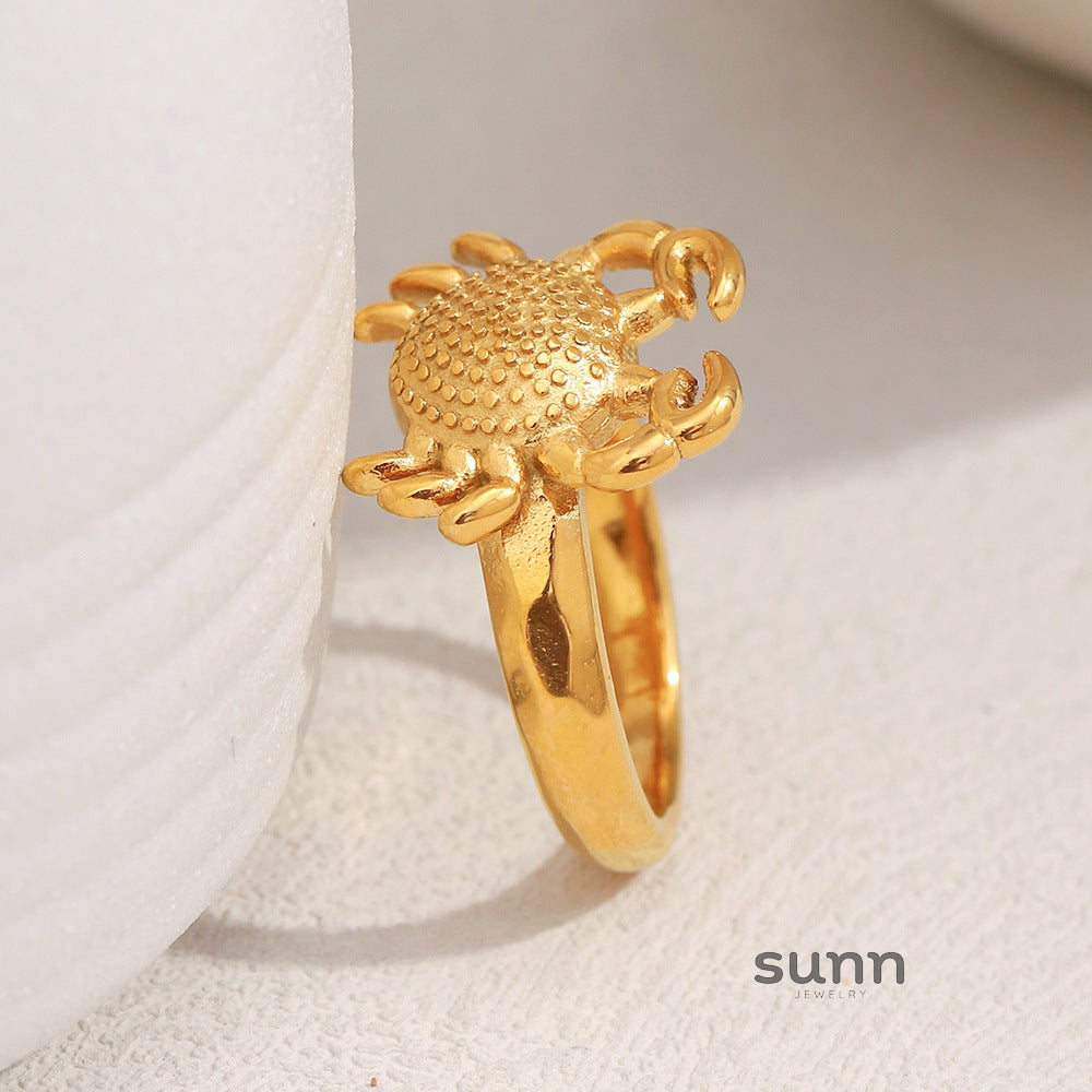 Vega Golden Crab Ring [QXVIAK2D]