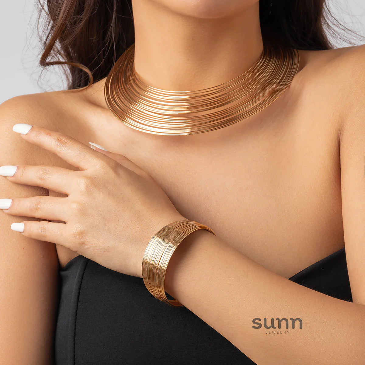 Veronica Layered Metal Bracelet