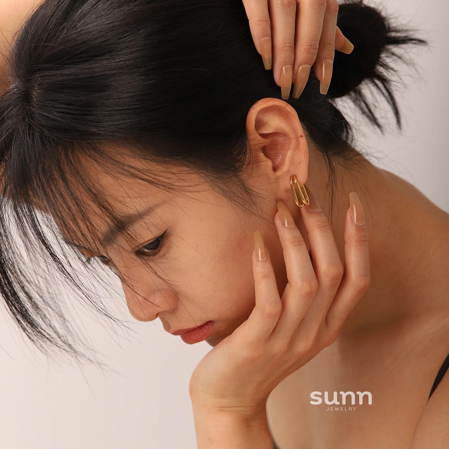 Veronika Double Layer Hoop Earrings
