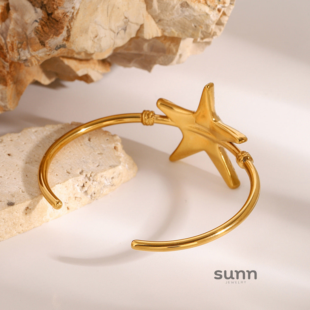 Vesper Starfish Open Bracelet [WH234MVY]
