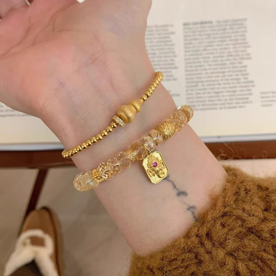 Vianna Gourd Charm Bracelet [BNMAPB1H]