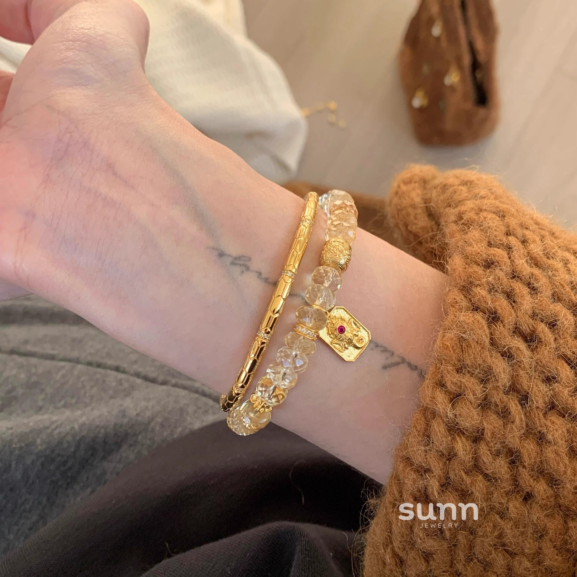 Vianna Gourd Charm Bracelet [Z926BOKQ]
