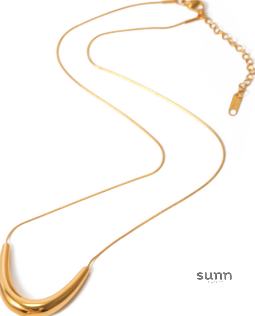 Vienna Dainty Smile Necklace [4F2LT2SS]