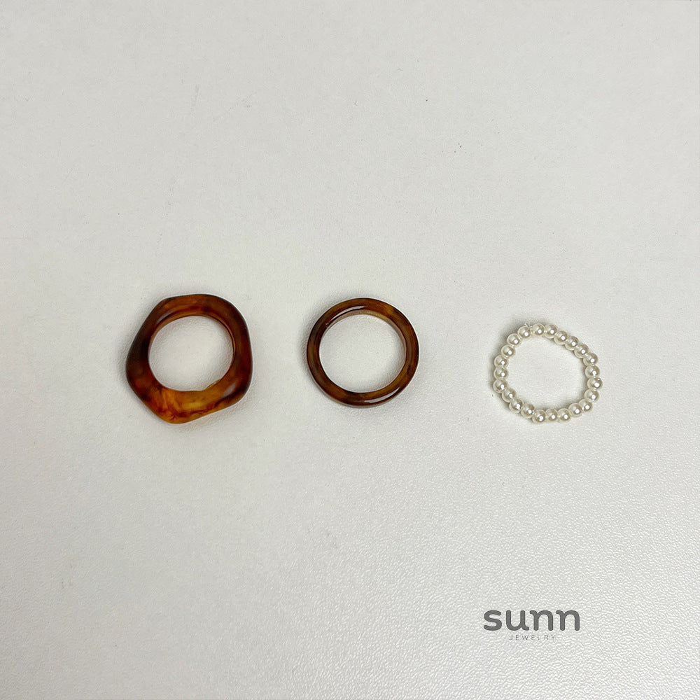 Wanda Resin Ring Set [T1GOMHQQ]