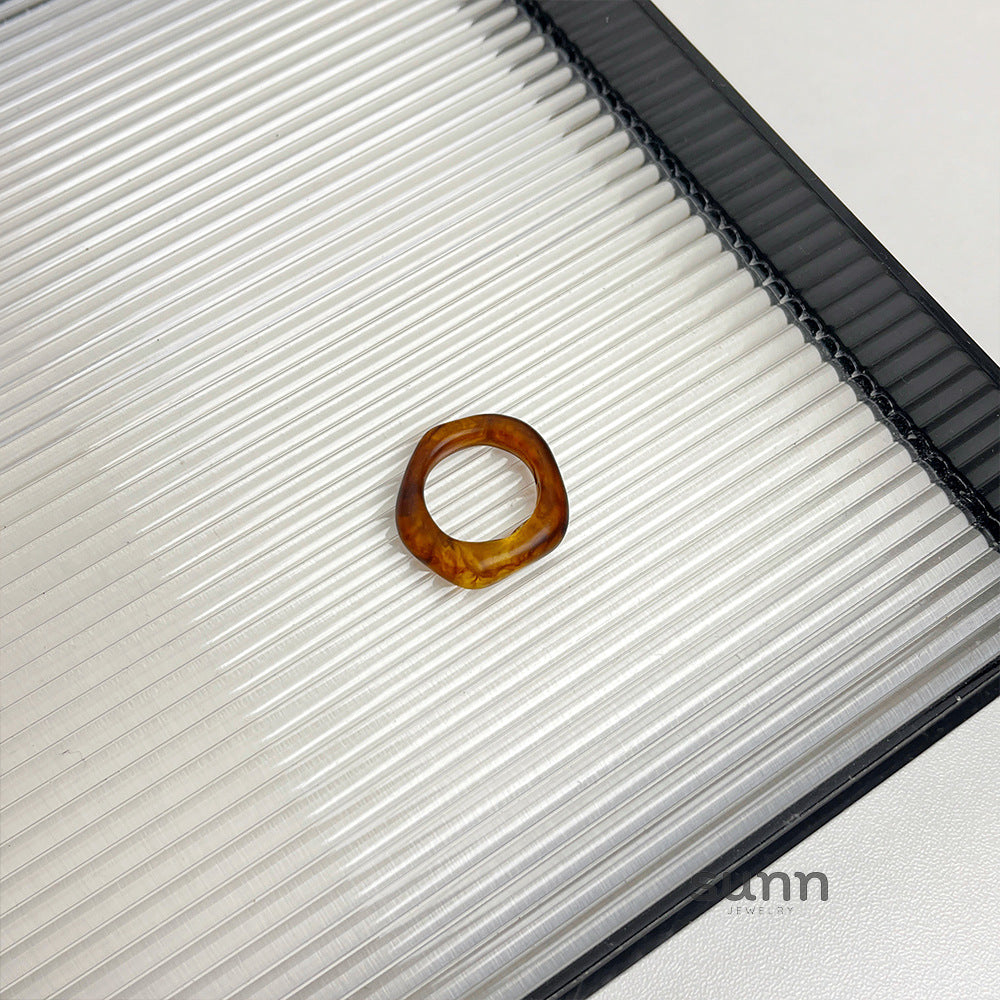 Wanda Resin Ring Set [Y5KN2V4T]