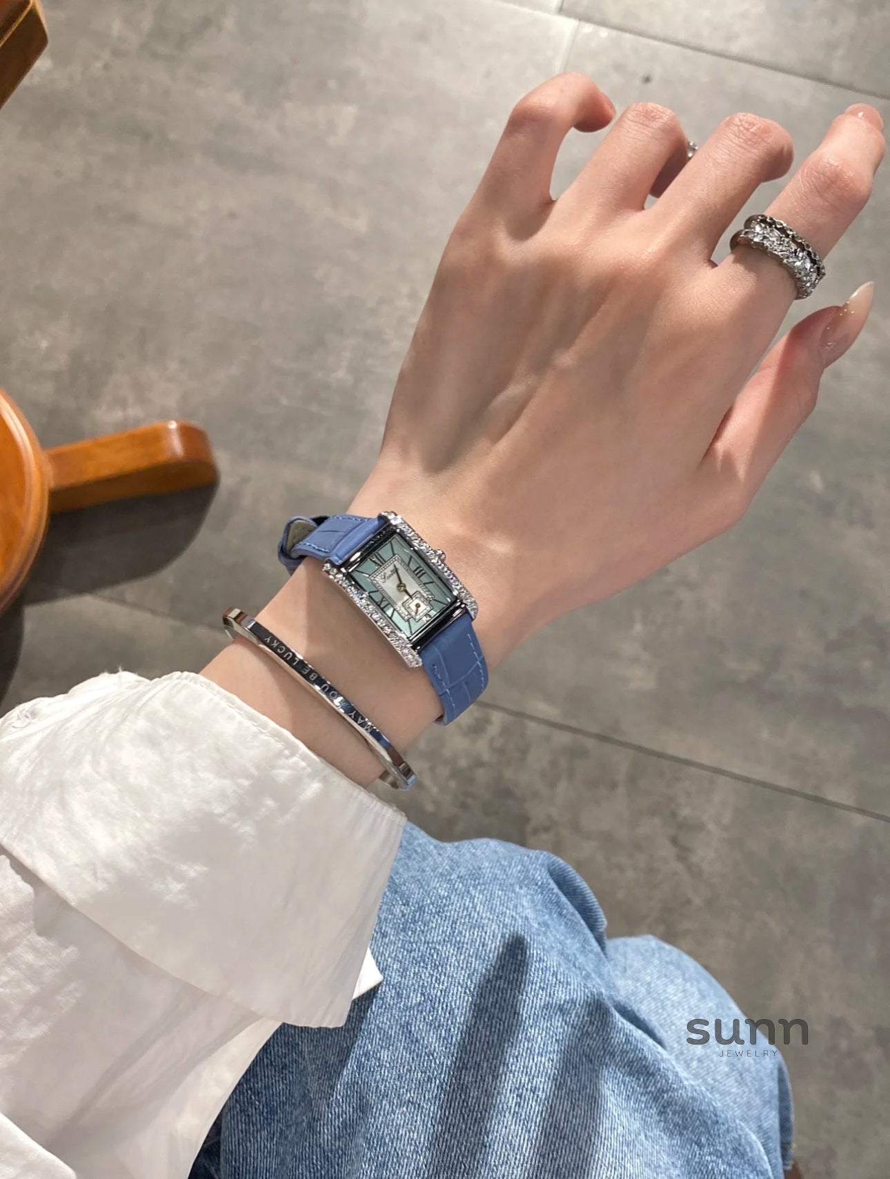 Waverly Vibrant Square Watch [OR8PWBIL]