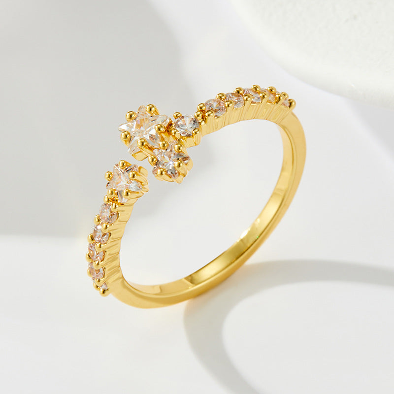 Westlynn Starburst Pave Ring [TM5XG3MZ]