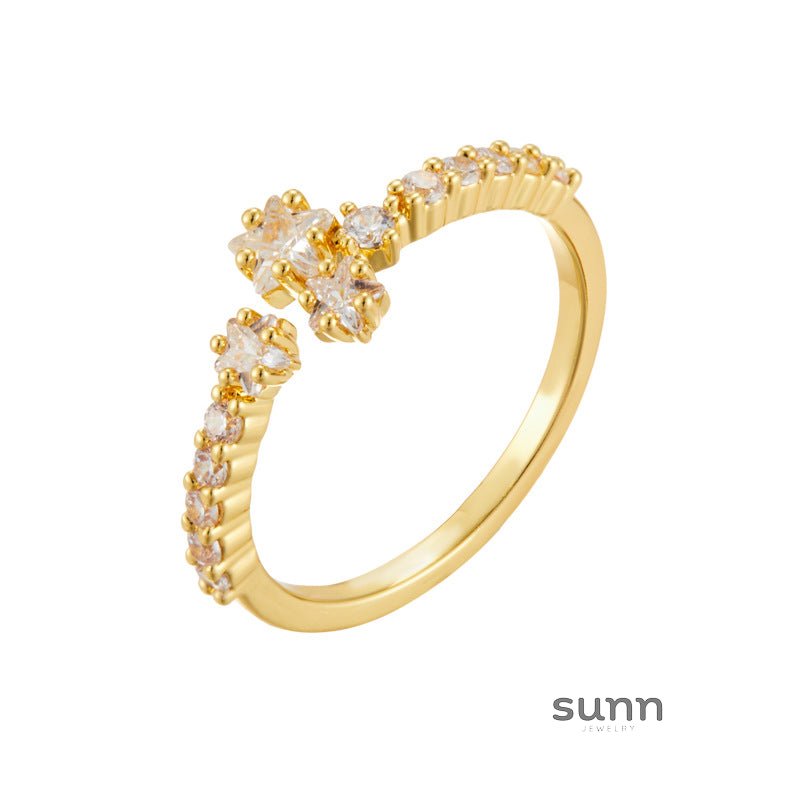 Westlynn Starburst Pave Ring [RJNVXRLJ]