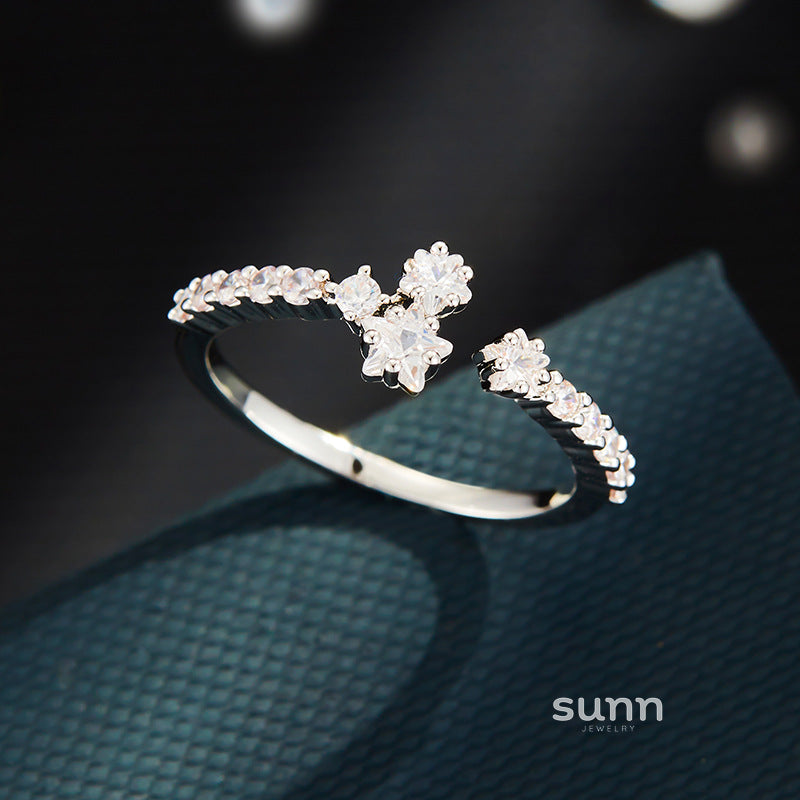 Westlynn Starburst Pave Ring [9EWCF3ZG]