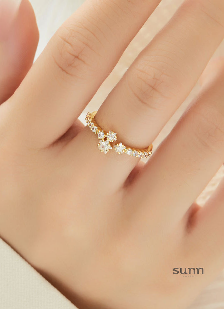 Westlynn Starburst Pave Ring [CJ2964HJ]