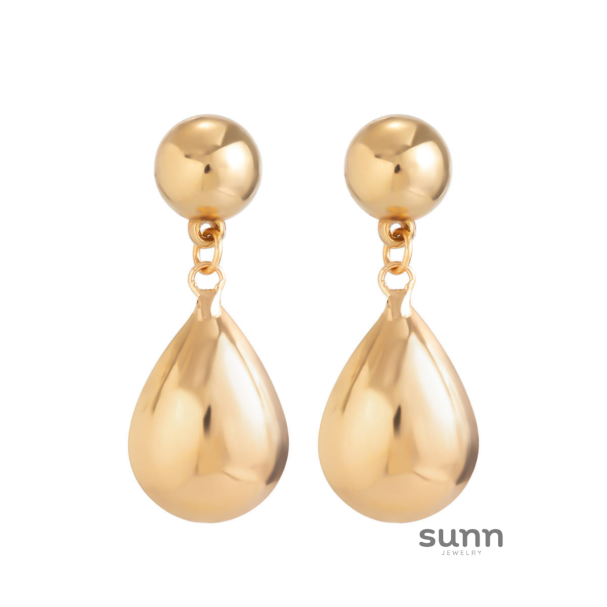 Whitlee Geometric Bean Drop Earrings [N82I2L24]