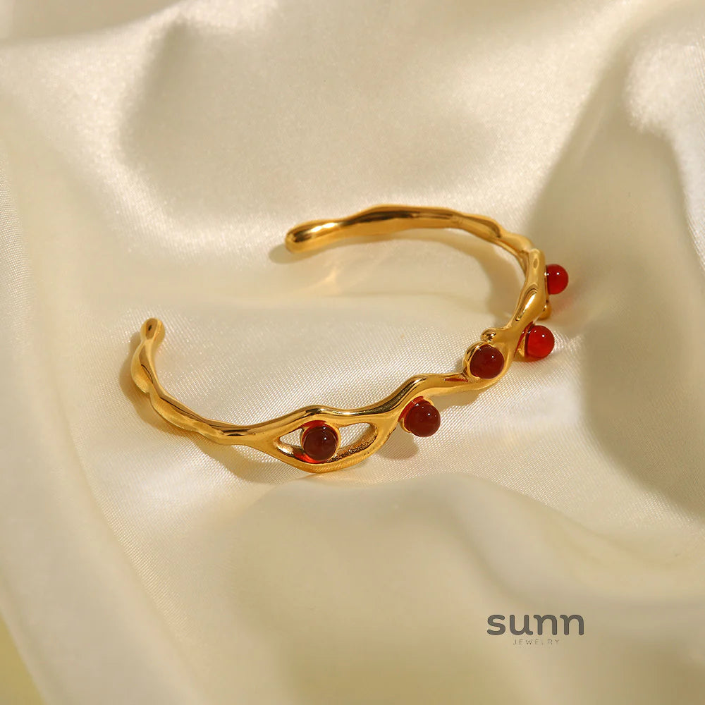 Whitley Vintage Stone Cuff Bracelet