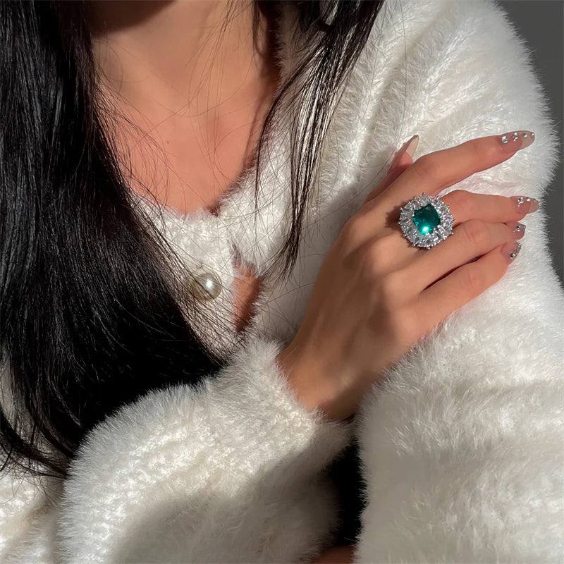 Wilhelmina Verdant Marquise Ring