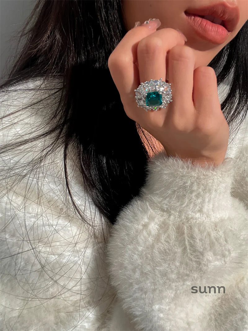 Wilhelmina Verdant Marquise Ring