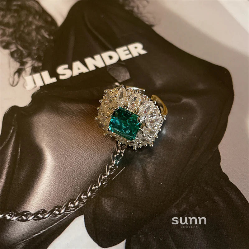 Wilhelmina Verdant Marquise Ring