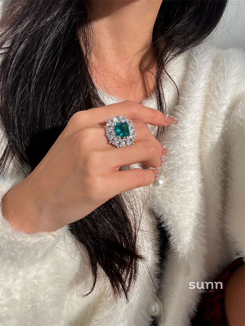 Wilhelmina Verdant Marquise Ring