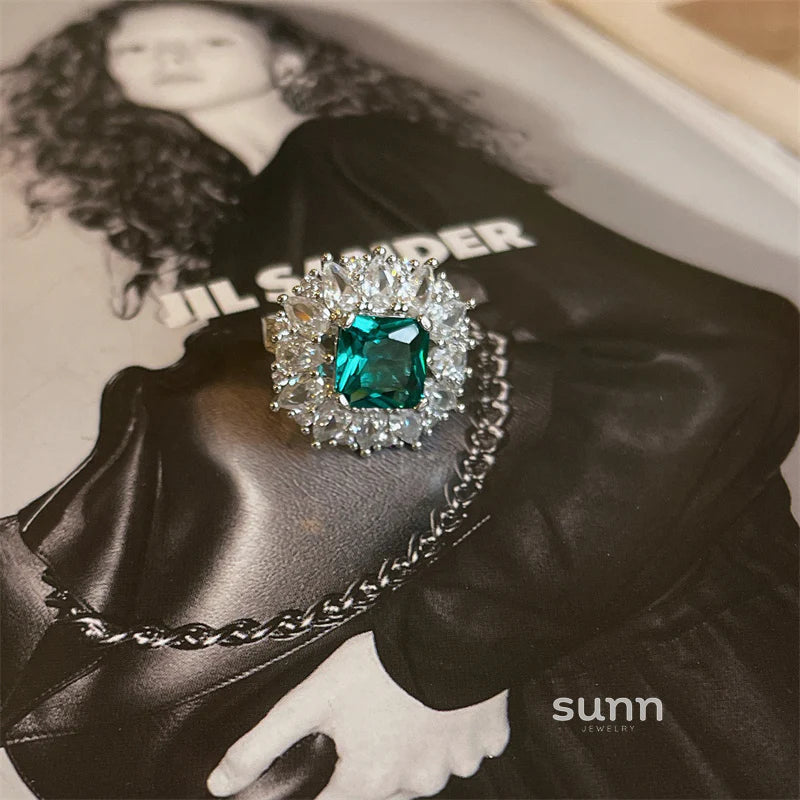 Wilhelmina Verdant Marquise Ring