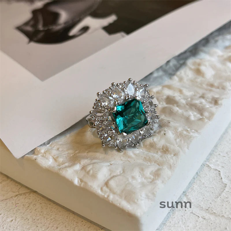 Wilhelmina Verdant Marquise Ring