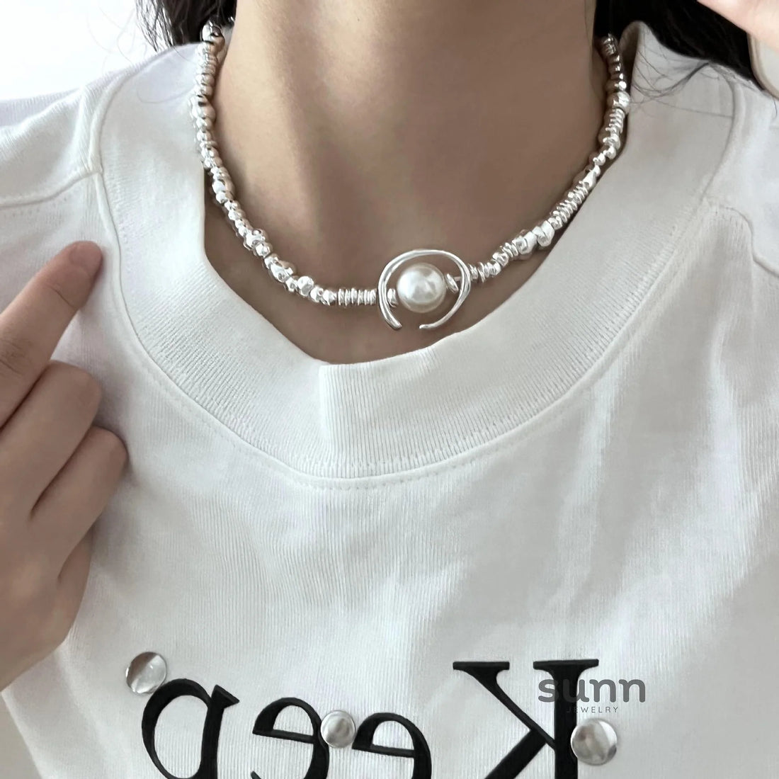 Winifred Irregular Pearl Necklace