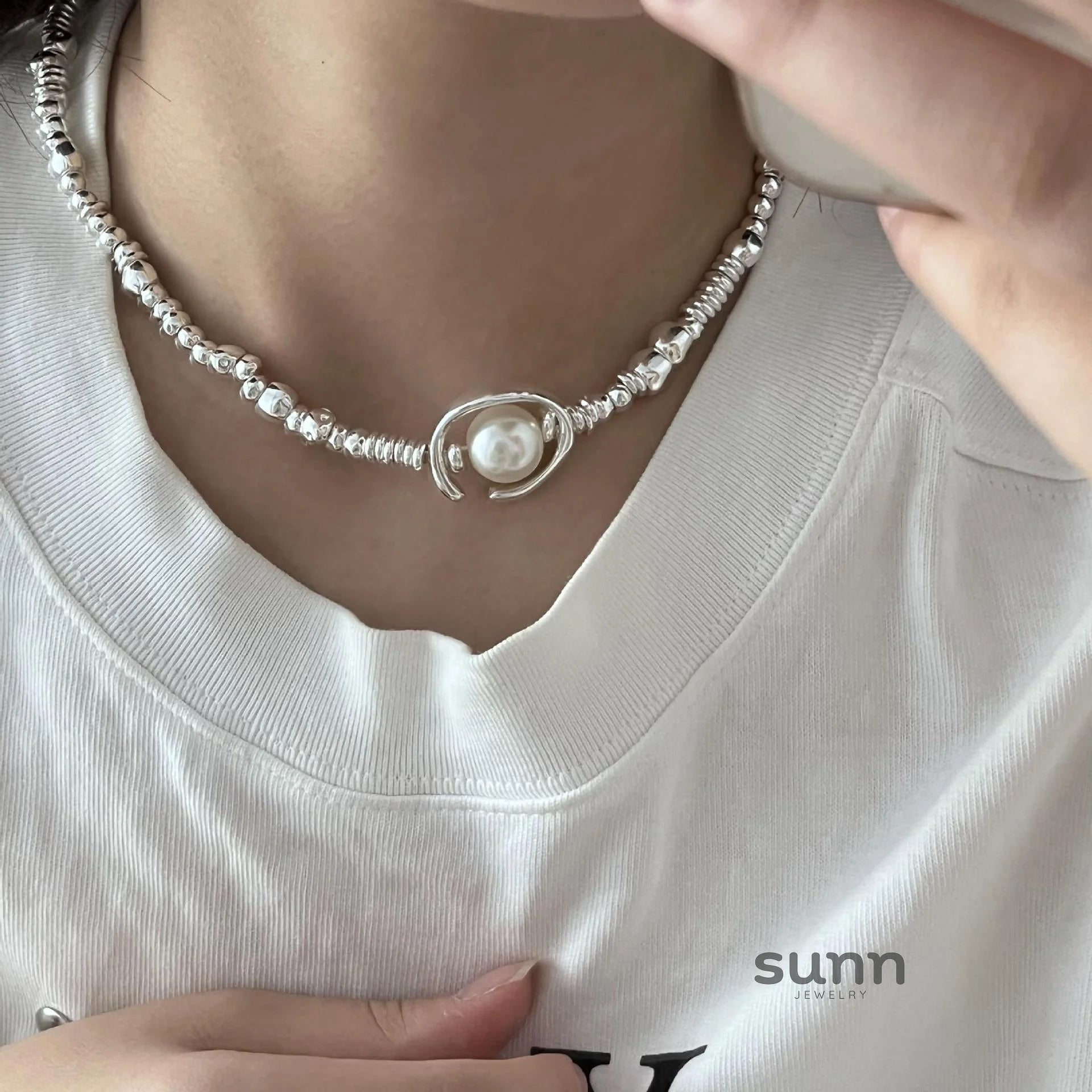 Winifred Irregular Pearl Necklace