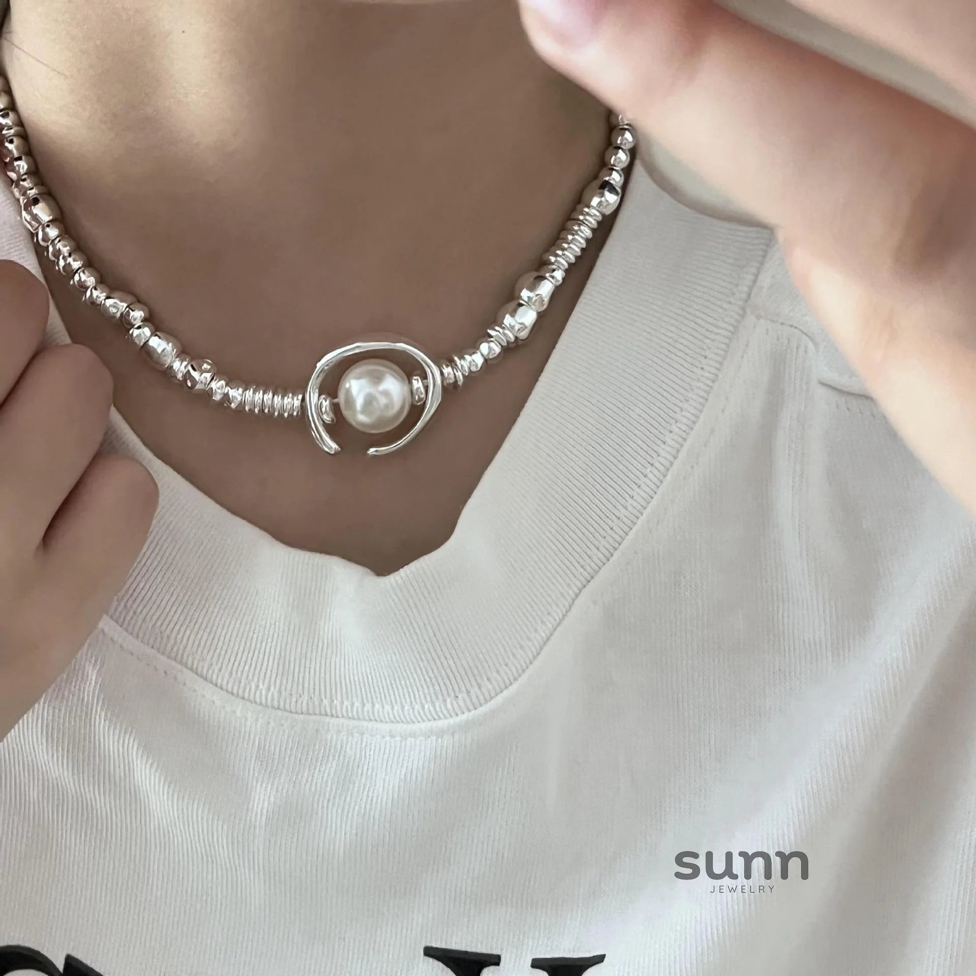 Winifred Irregular Pearl Necklace