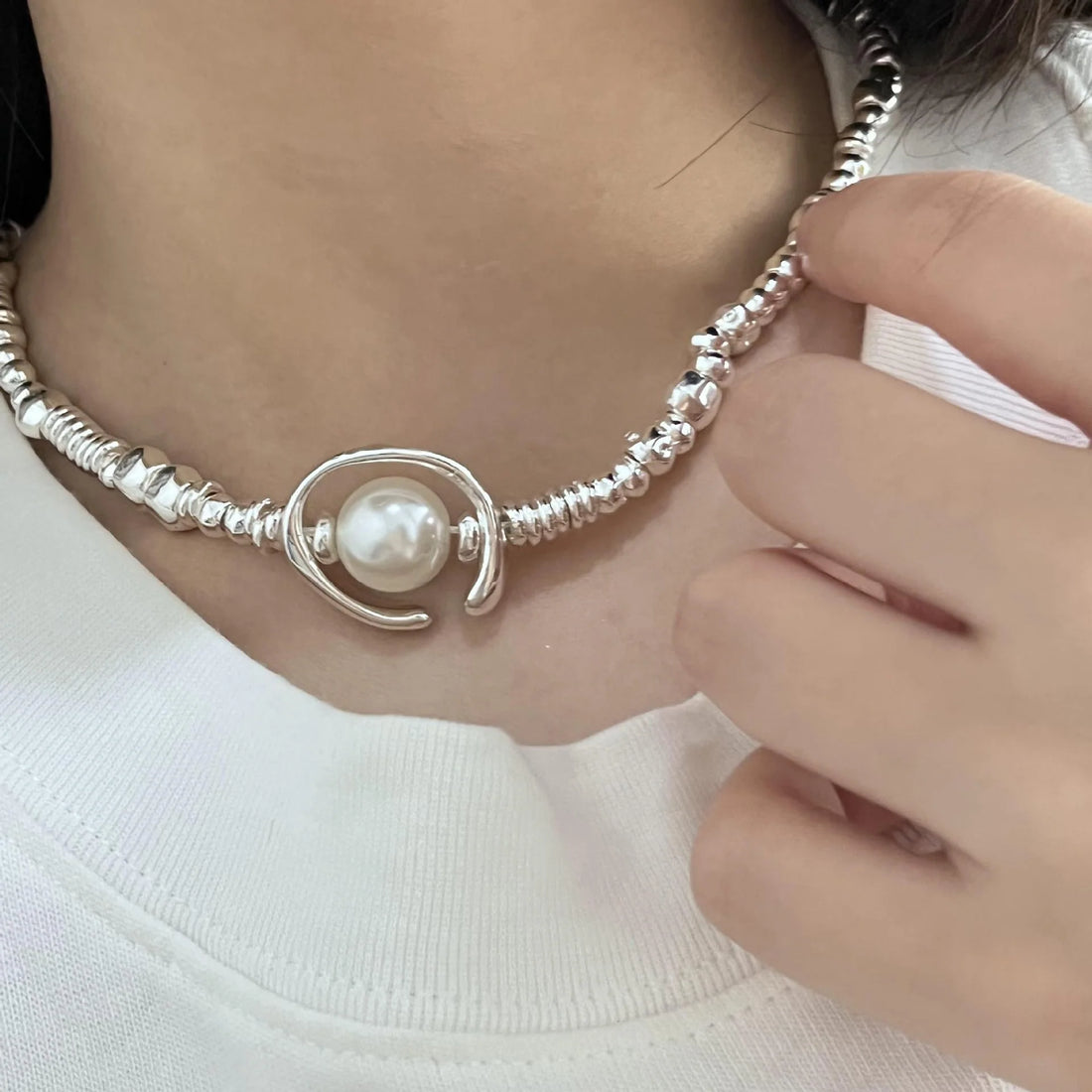 Winifred Irregular Pearl Necklace