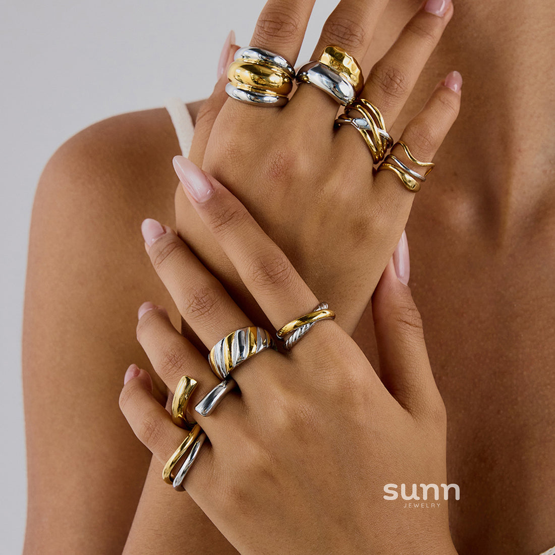 Wisdom Modern Geometric Ring [499ZJ0HG]