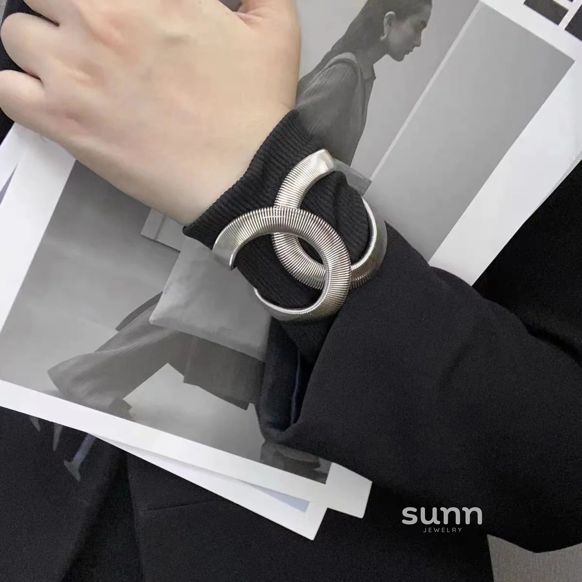 Wrigley Double C Cuff Bracelet