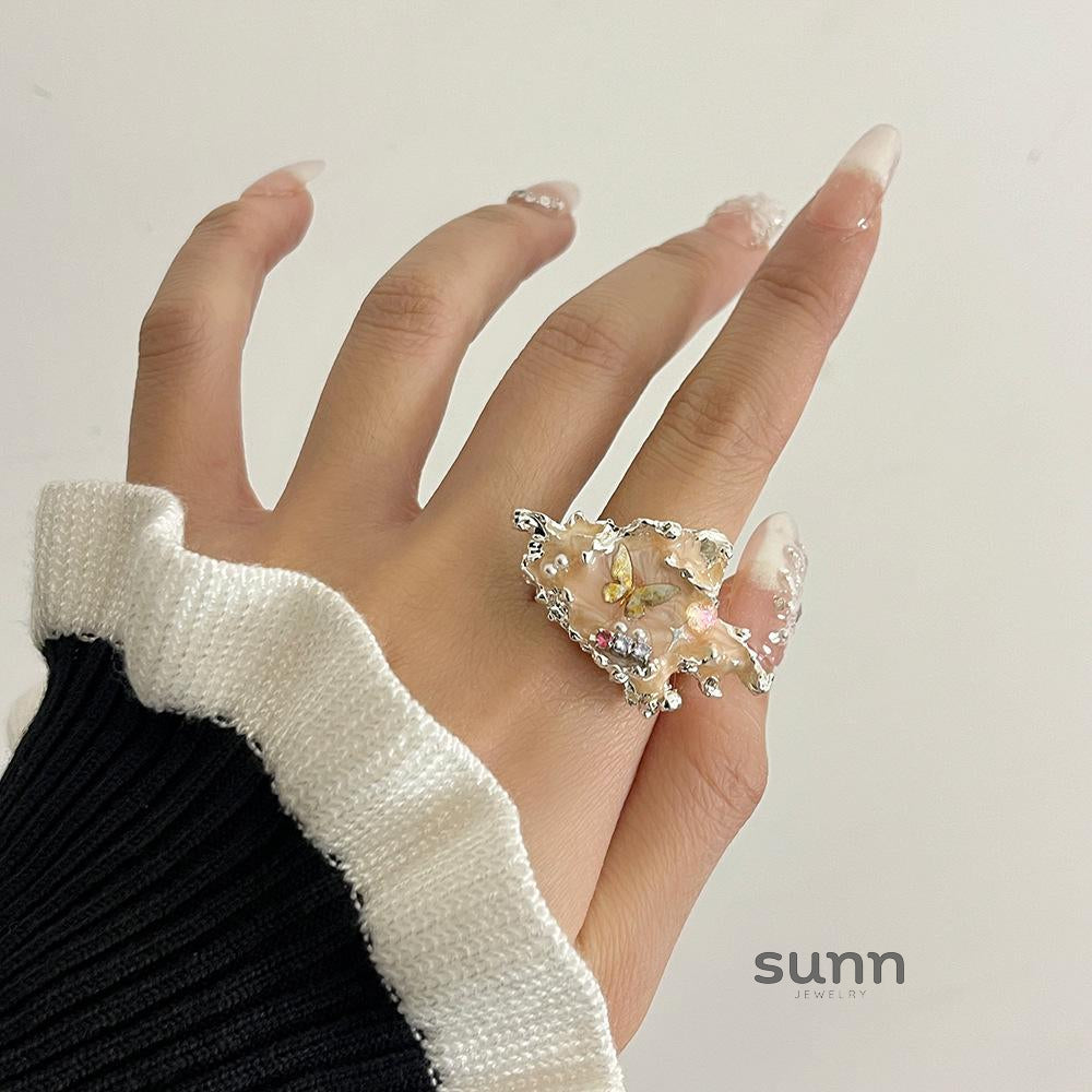 Wynn Enamel Butterfly Ring [JA7FW9EH]