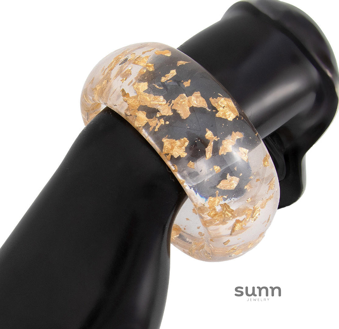 Xia Glossy Resin Cuff [3Y3KMG7D]
