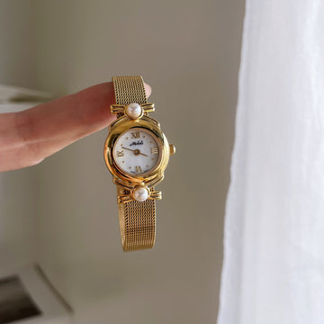 Xia Pearl Mesh Watch [BL2R422O]